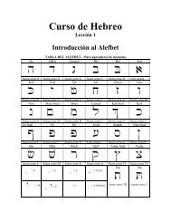 Alvarez Aharon - Curso De Hebreo