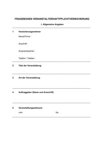 Veranstalterhaftpflichtversicherung Gnstiger Abschlieen Veranstalterhaftpflichtversicherung Gnstiger Abschlieen