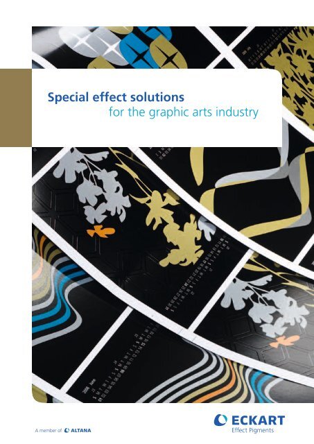 Special effect solutions for the graphic arts industry - Eckart