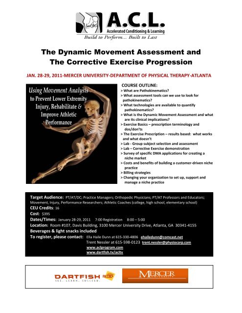 Using Movement Analysis to Prevent Lower Extremity ... - Dartfish