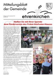 Helfen Sie mit Ihrer Spende dem Förderverein des Prälat-Stiefvater ...