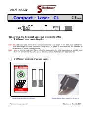 Data Sheet Compact - Laser CL - Silberbauer