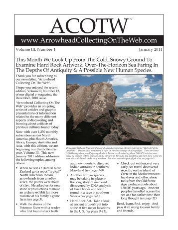 Acotw - Arrowhead Collecting On The Web