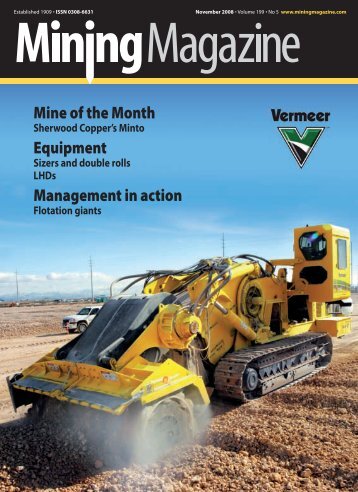 Mine of the Month Equipment Management in action - Mining Journal