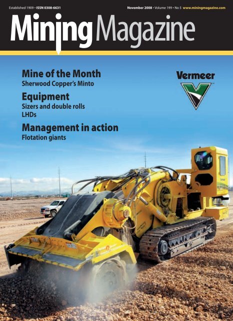 Mine of the Month Equipment Management in action - Mining Journal
