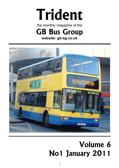 Trident Magazine January 2011 Edition - GB Bus Group