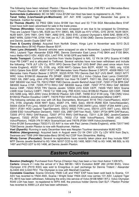 Trident Magazine January 2011 Edition - GB Bus Group