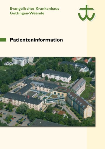 Patienteninformation - Evangelisches Krankenhaus Weende
