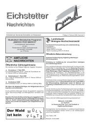 Öffentlicher Zahlungshinweis - Gemeinde Eichstetten