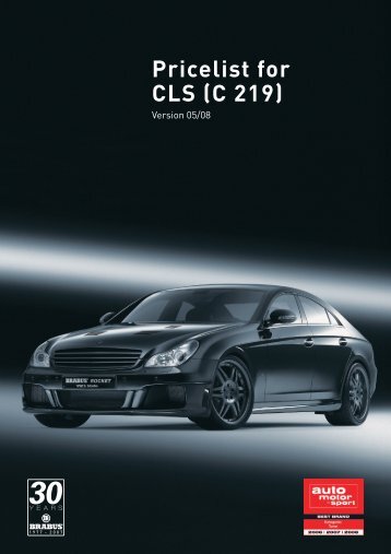 Base CLS C 219 - EC exclusive carparts
