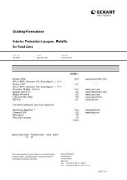 Guiding Formulation Interior Protection Lacquer, Metallic