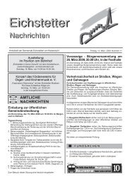 13. März 2009 - Gemeinde Eichstetten