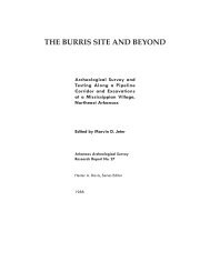 the burris site and beyond - University of Arkansas