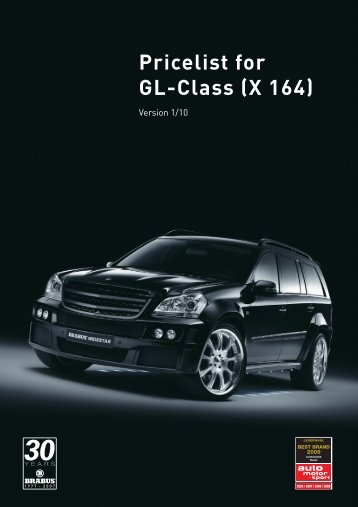 Base GL-Class X 164 - EC exclusive carparts