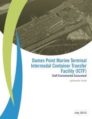 Dames Point Marine Terminal Intermodal Container Transfer Facility ...