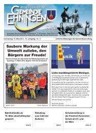 Mitteilungsblatt vom 15.03.2012 - Ehningen