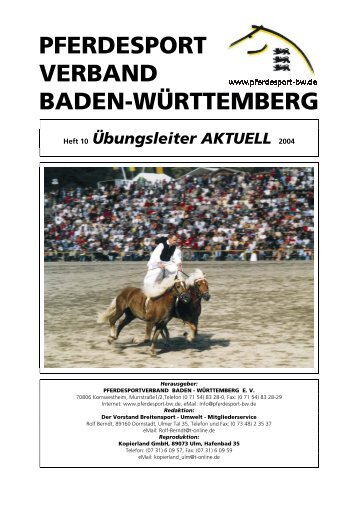 Ausgabe 10/2004 - Württembergischer Pferdesportverband eV