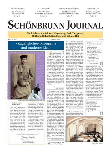 SJ1_05_aktuell.qxd (Page 1) - Schloß Schönbrunn