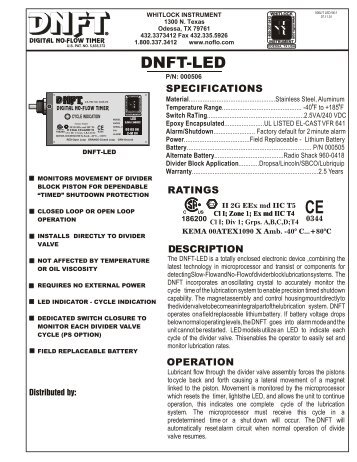 DNFT-LED - Whitlock Instruments