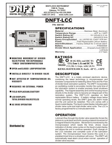 DNFT-LCC - Whitlock Instruments