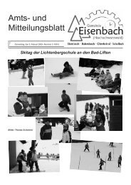 Skitag der Lichtenbergschule an den Bad-Liften - Gemeinde ...