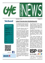 UHE Handball News #18(09/2012) - UHC Eggenburg