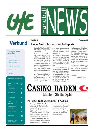 UHE Handball News #15 - UHC Eggenburg