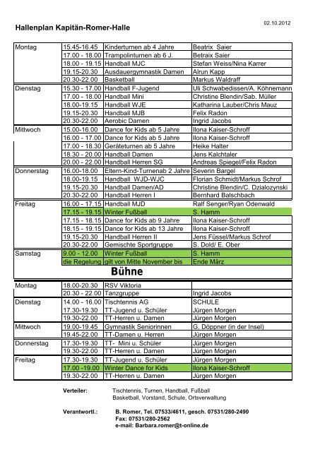 Hallenplan 10-2012 - TSV Dettingen-Wallhausen