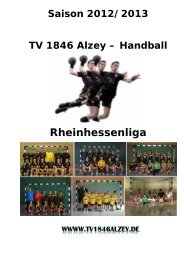 Rheinhessenliga - TV 1846 Alzey