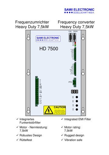 HD 7500 - SAWI Electronic Ges.mbH