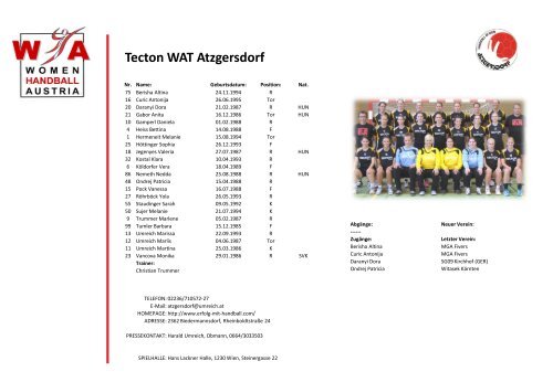 WHA-Pressemappe (PDF Größe: 1.9 MB) - ZV Handball McDonald´s ...