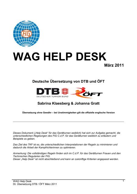Help Desk Cdp Geratturnen Frauen Kampfrichter Deutscher Turner
