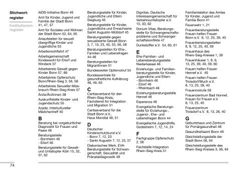 BONN / RHEIN-SIEG OPFERHILFE - Bad Honnef