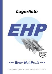 gesamte Lagerliste ausdrucken - EHP GmbH