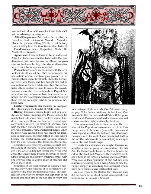 Villains' Lorebook.pdf - Department of Political Science