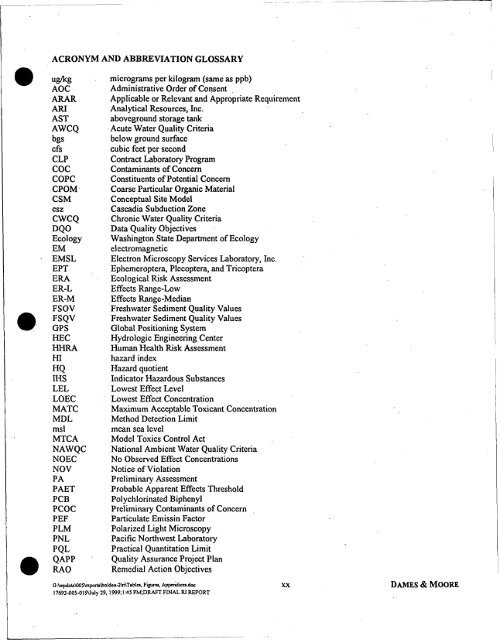 Dames & Moore, 1999 - USDA Forest Service