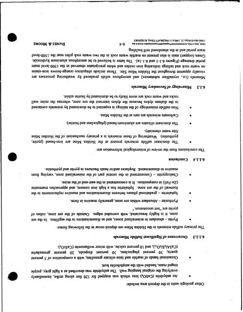 Dames & Moore, 1999 - USDA Forest Service