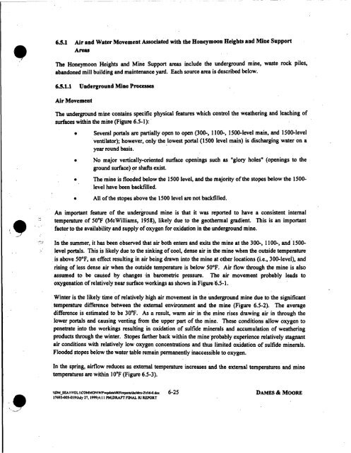 Dames & Moore, 1999 - USDA Forest Service