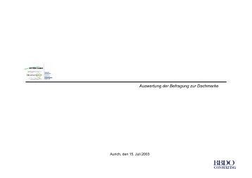 Ergebnisse Befragung 11.07.03.pdf - Marke Ostfriesland