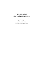 Graphentheorie Mathe-Club Klasse 5/6