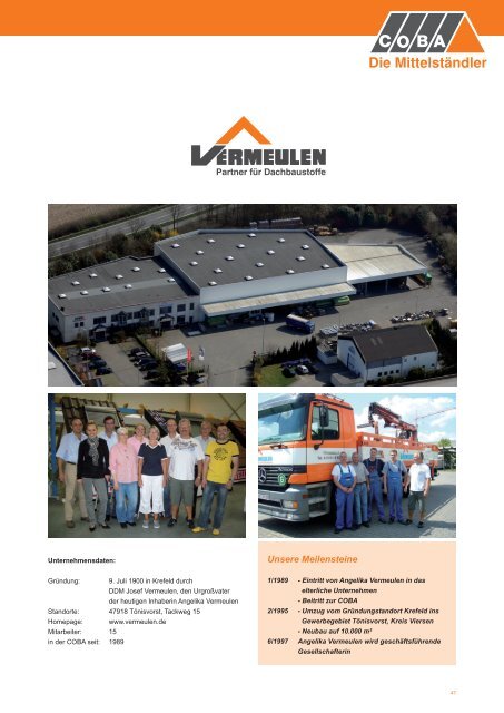 Meilensteine der DACH-Branche - Online Katalog Blättern