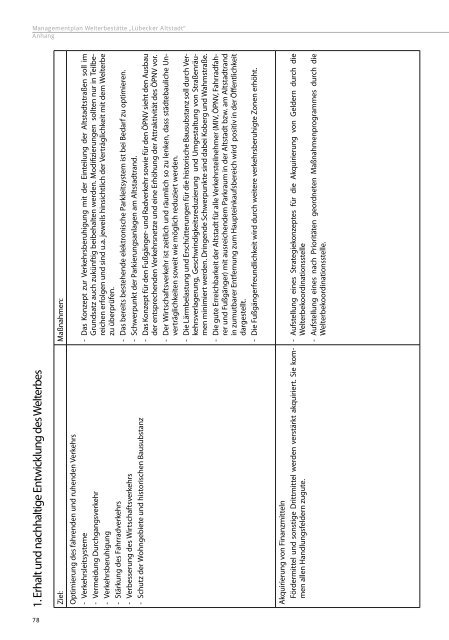 Managementplan UNESCO Welterbe "Lübecker Altstadt" (2 MB)