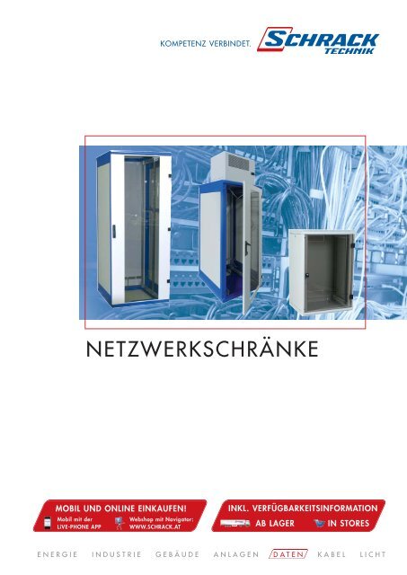 Komplett-Lüfterset für Netzwerkschränke - 80x80 mm Ventilator