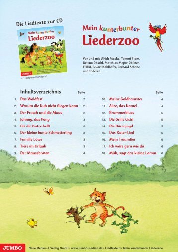 Texte (PDF - 581 KB) - JUMBO Neue Medien & Verlag