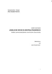 Ländliche Küche in Zentralfrankreich - Jean-Claude Kuner