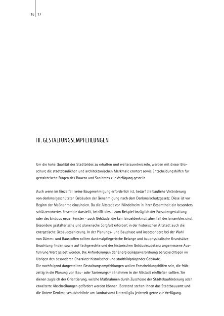 Gestaltungshandbuch Altstadt (9.70 MB) - Stadt Mindelheim