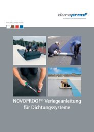 Verlegeanleitung für Flachdach und Teich - Duraproof