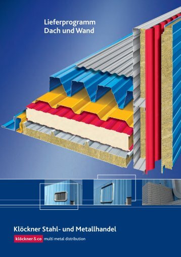 Lieferprogramm Dach und Wand - Klöckner Stahl