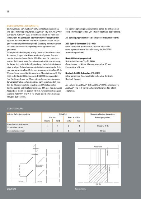 Das agepan® system für Dach unD WanD.