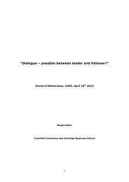 “Dialogue – possible between leader and follower?” - Ashridge